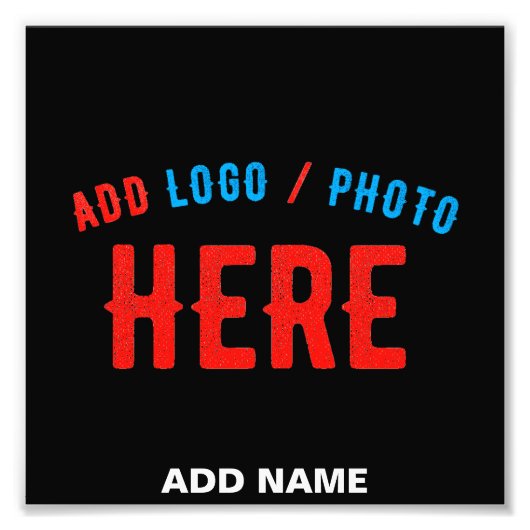 STIJLVOL MODERN  ZWART GEVERIFIEERD BRANDED FOTO AFDRUK (Voorkant)