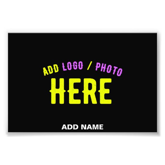 STIJLVOL MODERN  ZWART GEVERIFIEERD BRANDED FOTO AFDRUK (Voorkant)