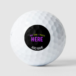 STIJLVOL MODERN ZWART GEVERIFIEERD BRANDED GOLFBALLEN
