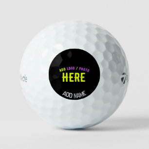 STIJLVOL MODERN  ZWART GEVERIFIEERD BRANDED GOLFBALLEN