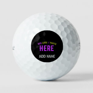 STIJLVOL MODERN ZWART GEVERIFIEERD BRANDED GOLFBALLEN