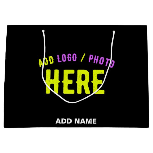 STIJLVOL MODERN  ZWART GEVERIFIEERD BRANDED GROOT CADEAUZAKJE (Voorkant)