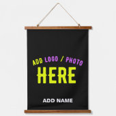 STIJLVOL MODERN ZWART GEVERIFIEERD BRANDED HANGEND WANDKLEED (Voorkant 2)