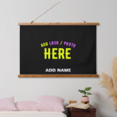 STIJLVOL MODERN ZWART GEVERIFIEERD BRANDED HANGEND WANDKLEED (Slaapkamer)