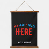 STIJLVOL MODERN  ZWART GEVERIFIEERD BRANDED HANGEND WANDKLEED (Voorkant)