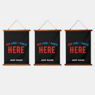 STIJLVOL MODERN  ZWART GEVERIFIEERD BRANDED HANGEND WANDKLEED