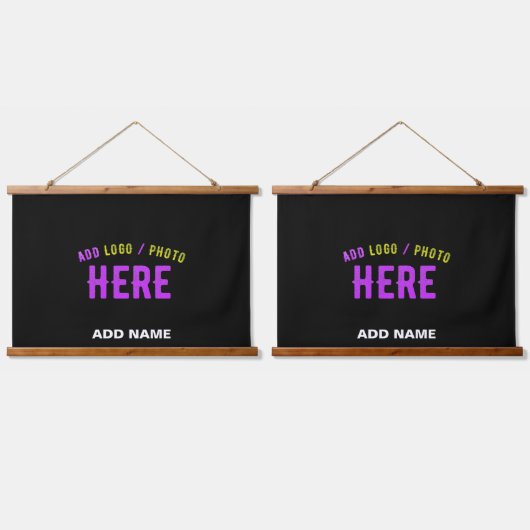 STIJLVOL MODERN  ZWART GEVERIFIEERD BRANDED HANGEND WANDKLEED (Dubbel)