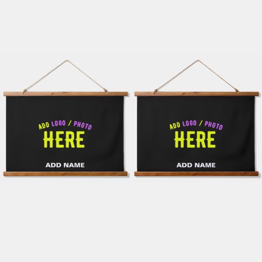 STIJLVOL MODERN  ZWART GEVERIFIEERD BRANDED HANGEND WANDKLEED (Dubbel)