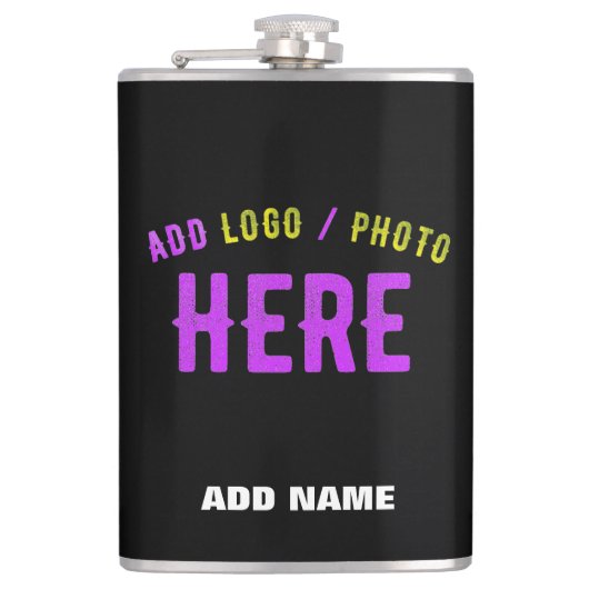 STIJLVOL MODERN  ZWART GEVERIFIEERD BRANDED HEUPFLES (Voorkant)