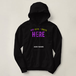 STIJLVOL MODERN ZWART GEVERIFIEERD BRANDED HOODIE
