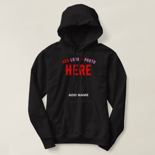 STIJLVOL MODERN  ZWART GEVERIFIEERD BRANDED HOODIE (Design voorkant)