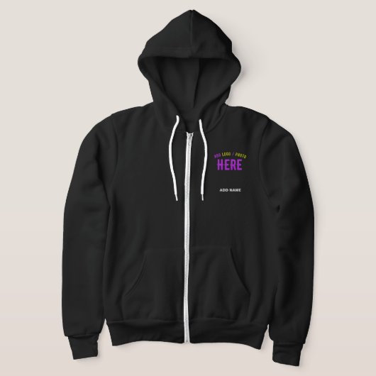 STIJLVOL MODERN  ZWART GEVERIFIEERD BRANDED HOODIE (Laagn)