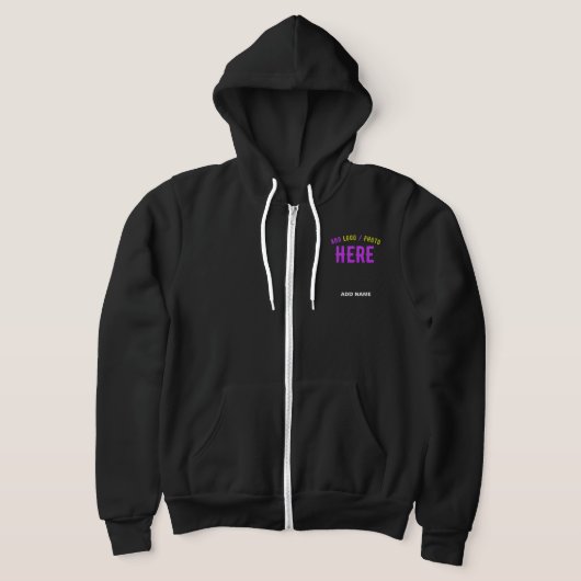 STIJLVOL MODERN  ZWART GEVERIFIEERD BRANDED HOODIE (Laagn)