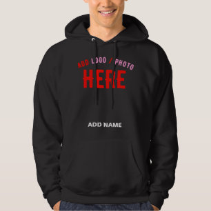 STIJLVOL MODERN  ZWART GEVERIFIEERD BRANDED HOODIE