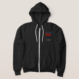STIJLVOL MODERN ZWART GEVERIFIEERD BRANDED HOODIE