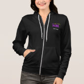STIJLVOL MODERN ZWART GEVERIFIEERD BRANDED HOODIE (Voorkant)