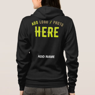 STIJLVOL MODERN  ZWART GEVERIFIEERD BRANDED HOODIE