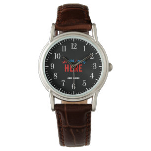 STIJLVOL MODERN  ZWART GEVERIFIEERD BRANDED HORLOGE