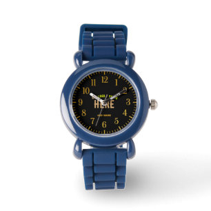 STIJLVOL MODERN  ZWART GEVERIFIEERD BRANDED HORLOGE
