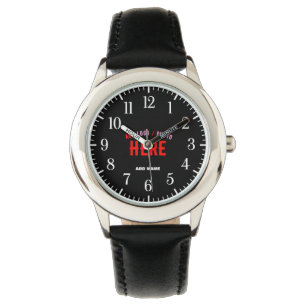 STIJLVOL MODERN ZWART GEVERIFIEERD BRANDED HORLOGE