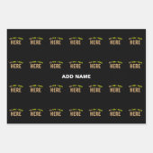 STIJLVOL MODERN  ZWART GEVERIFIEERD BRANDED INPAKPAPIER VEL (Voorkant 2)