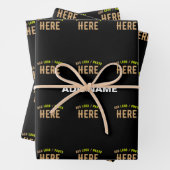 STIJLVOL MODERN  ZWART GEVERIFIEERD BRANDED INPAKPAPIER VEL (In situ)