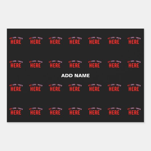 STIJLVOL MODERN  ZWART GEVERIFIEERD BRANDED INPAKPAPIER VEL (Voorkant)