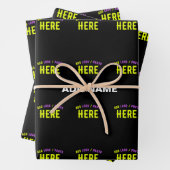 STIJLVOL MODERN  ZWART GEVERIFIEERD BRANDED INPAKPAPIER VEL (In situ)