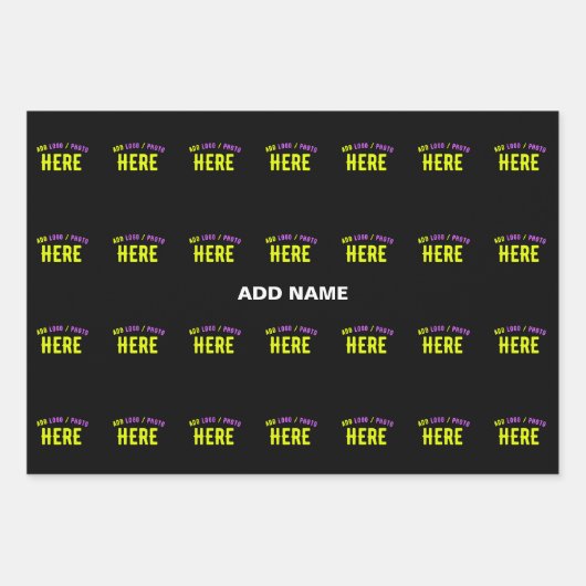 STIJLVOL MODERN  ZWART GEVERIFIEERD BRANDED INPAKPAPIER VEL (Voorkant)