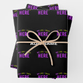 STIJLVOL MODERN  ZWART GEVERIFIEERD BRANDED INPAKPAPIER VEL (In situ)