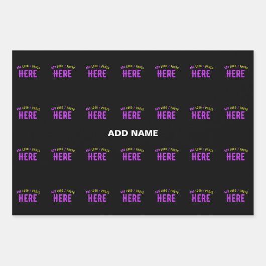 STIJLVOL MODERN  ZWART GEVERIFIEERD BRANDED INPAKPAPIER VEL (Voorkant)