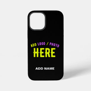 STIJLVOL MODERN ZWART GEVERIFIEERD BRANDED iPhone 12 MINI HOESJE