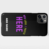 STIJLVOL MODERN  ZWART GEVERIFIEERD BRANDED iPhone HOESJE (Achterkant horizontaal)