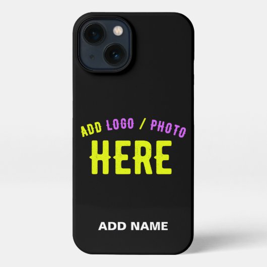 STIJLVOL MODERN ZWART GEVERIFIEERD BRANDED iPhone HOESJE (Achterkant)