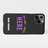 STIJLVOL MODERN  ZWART GEVERIFIEERD BRANDED iPhone HOESJE (Achterkant horizontaal)