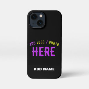 STIJLVOL MODERN  ZWART GEVERIFIEERD BRANDED iPhone 13 MINI HOESJE
