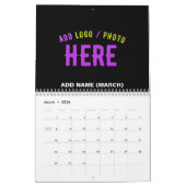 STIJLVOL MODERN  ZWART GEVERIFIEERD BRANDED KALENDER (Mar 2026)