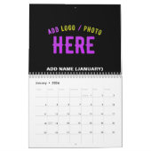 STIJLVOL MODERN  ZWART GEVERIFIEERD BRANDED KALENDER (Jan 2026)
