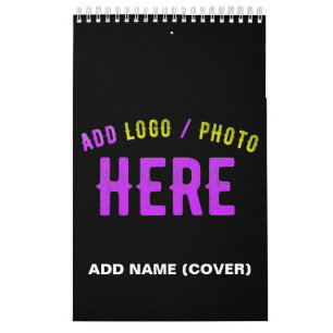 STIJLVOL MODERN  ZWART GEVERIFIEERD BRANDED KALENDER
