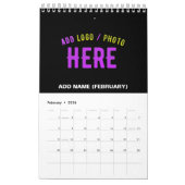 STIJLVOL MODERN  ZWART GEVERIFIEERD BRANDED KALENDER (Feb 2026)