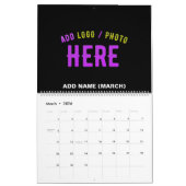 STIJLVOL MODERN  ZWART GEVERIFIEERD BRANDED KALENDER (Mar 2026)