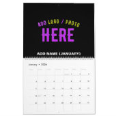 STIJLVOL MODERN  ZWART GEVERIFIEERD BRANDED KALENDER (Jan 2026)