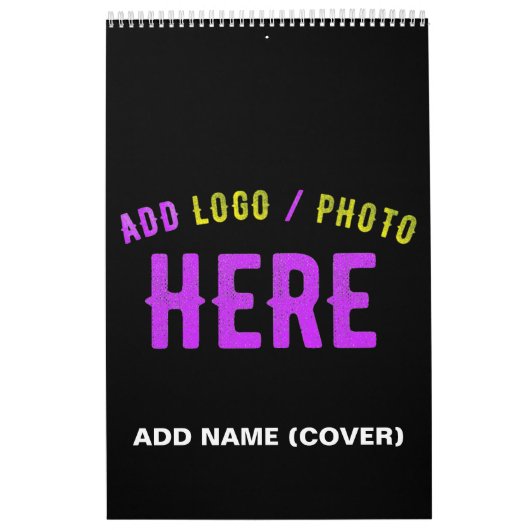 STIJLVOL MODERN ZWART GEVERIFIEERD BRANDED KALENDER (Hoes)