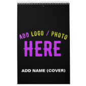 STIJLVOL MODERN  ZWART GEVERIFIEERD BRANDED KALENDER (Hoes)