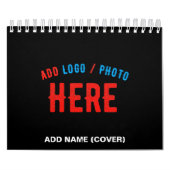 STIJLVOL MODERN  ZWART GEVERIFIEERD BRANDED KALENDER (Hoes)