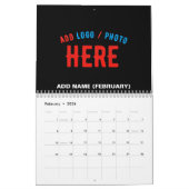 STIJLVOL MODERN  ZWART GEVERIFIEERD BRANDED KALENDER (Feb 2026)