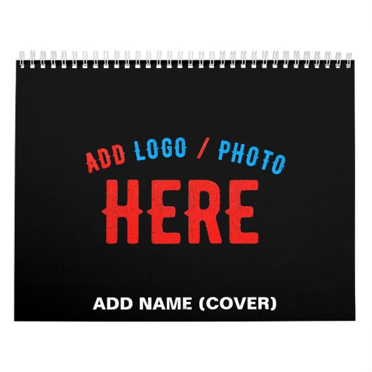 STIJLVOL MODERN ZWART GEVERIFIEERD BRANDED KALENDER (Hoes)