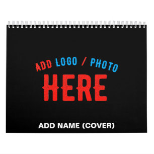 STIJLVOL MODERN  ZWART GEVERIFIEERD BRANDED KALENDER