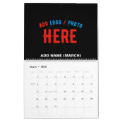 STIJLVOL MODERN ZWART GEVERIFIEERD BRANDED KALENDER (Mar 2026)