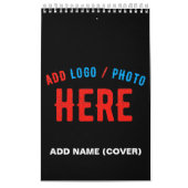 STIJLVOL MODERN  ZWART GEVERIFIEERD BRANDED KALENDER (Hoes)